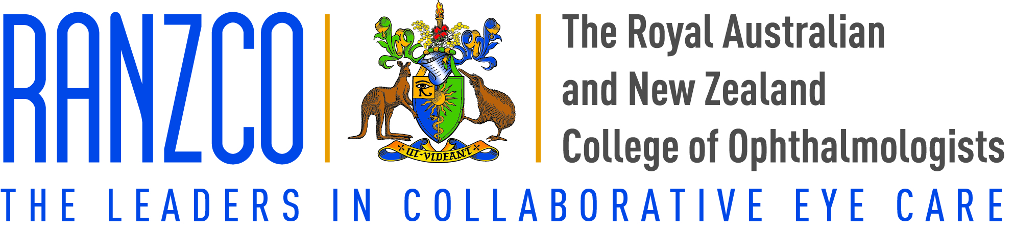 RANZCO Logotype Cmyk Horizontal Leaders In Collaborative Eye Care